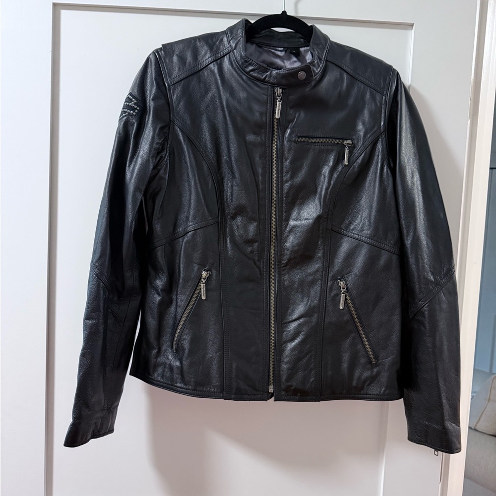Harley-Davidson Women's Sleek Black Leather Jacket